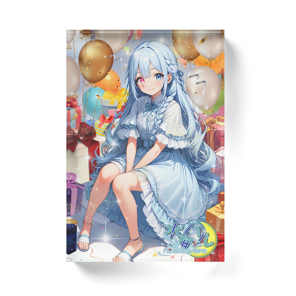 【期間限定🩵】誕生日記念の超BIG!インパクト大なアクリルブロック