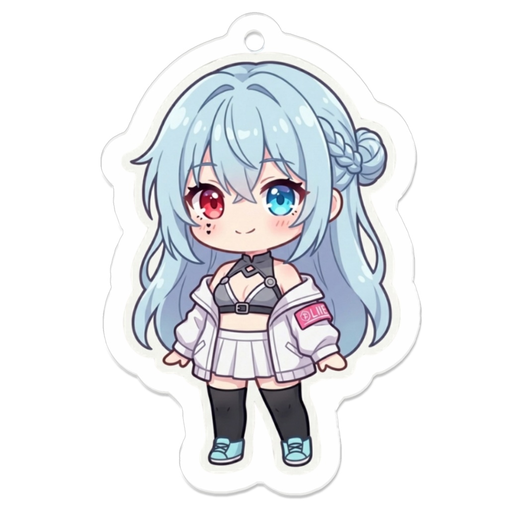 【1周年記念】描き下ろしSDアクリルキーホルダー【水面ハル】