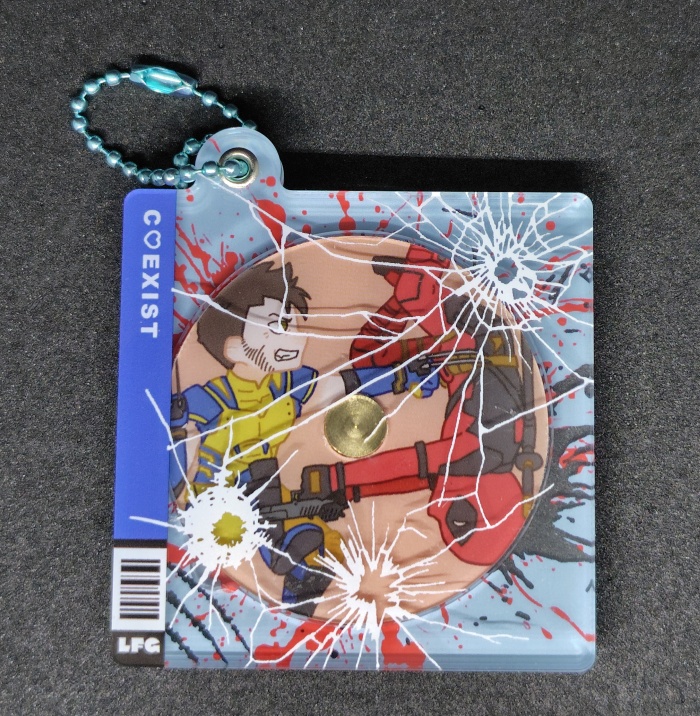 【D&W】CD風アクリルキーホルダー