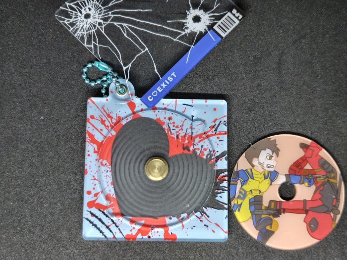 【D&W】CD風アクリルキーホルダー