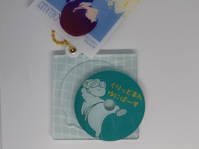 【グリユニ同人】レックス/暦 CD風アクリルキーホルダー