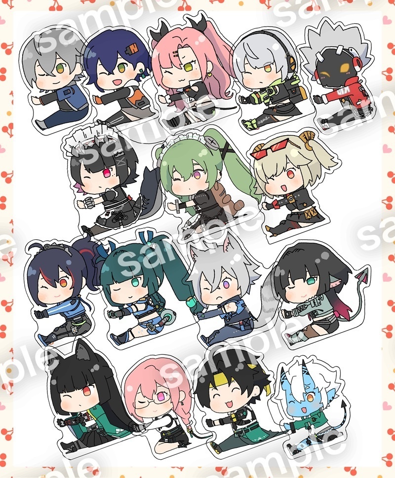 【ZZZero】ハグアクリルクリップ