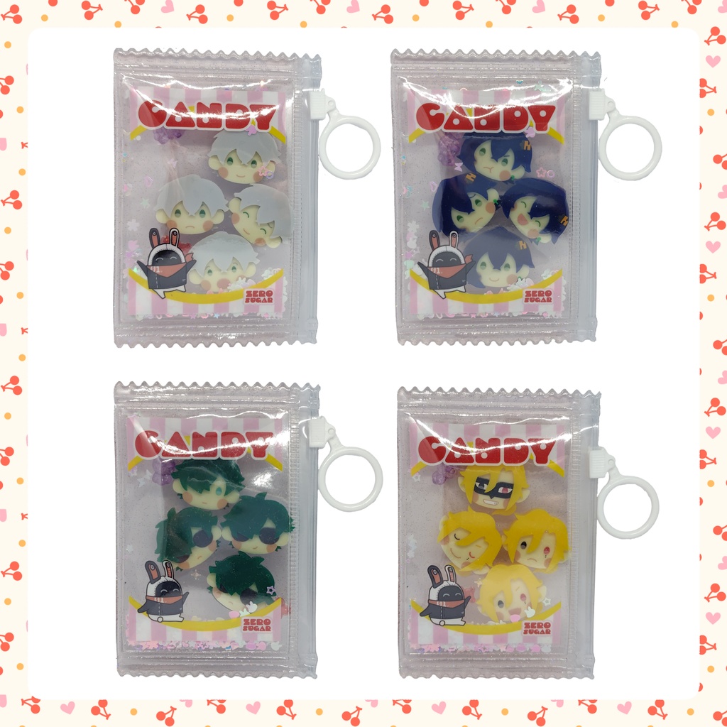 【ZZZero】キャンディ風アクリル in ポーチ