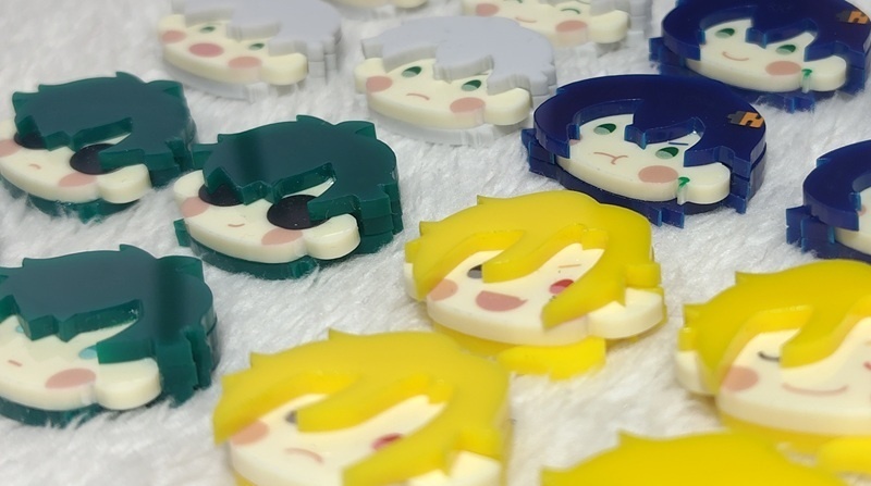 【ZZZero】キャンディ風アクリル in ポーチ