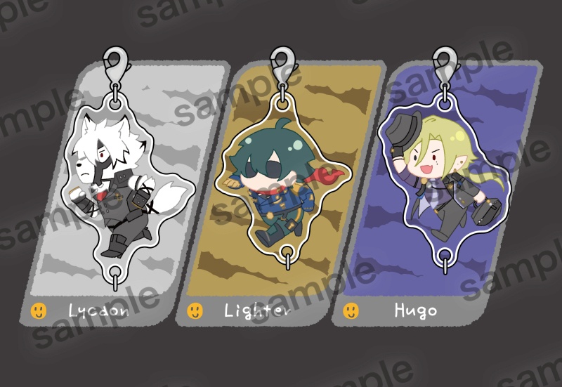 【ZZZero】アクリルキーホルダーセット