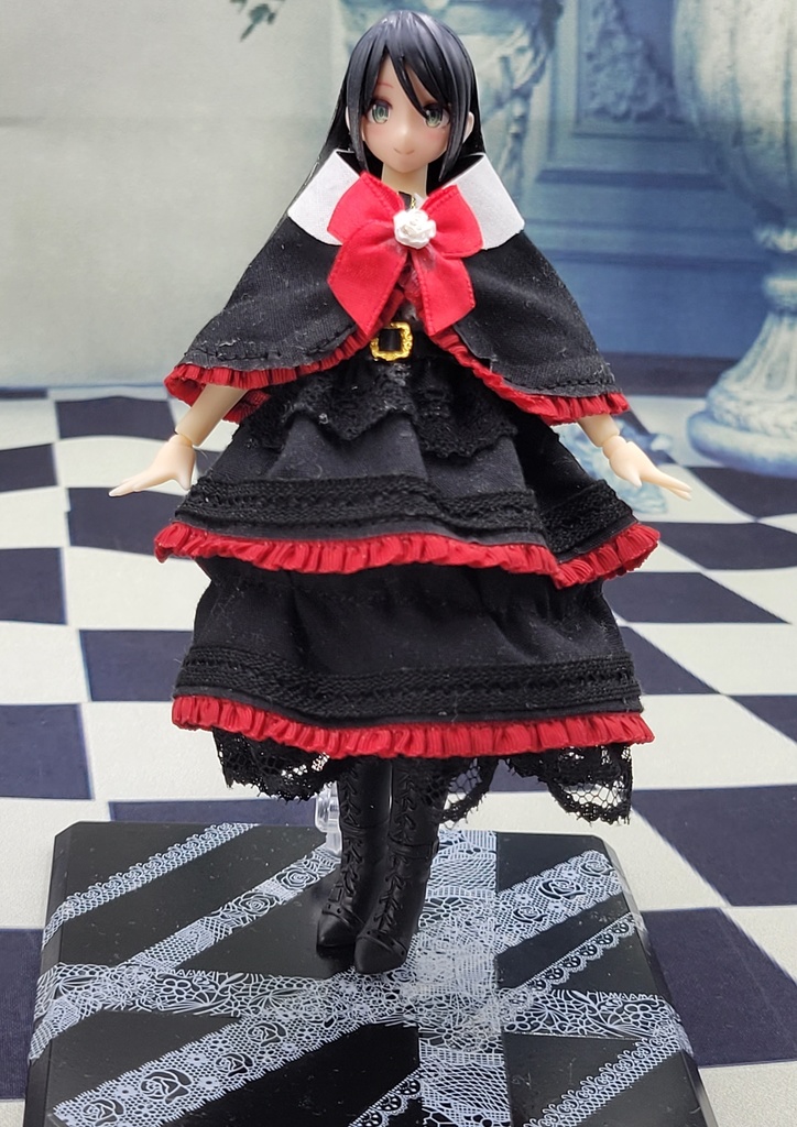 ゴシックケープドレス