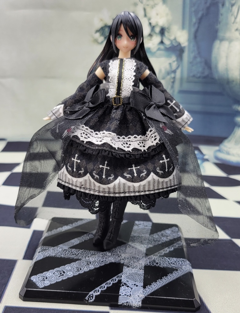 クロスゴシックドレス