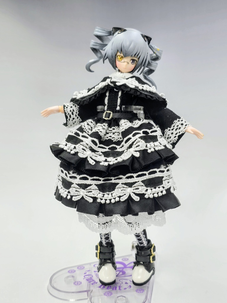 ゴシックロリータケープドレス