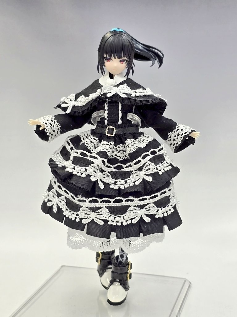 ゴシックロリータケープドレス