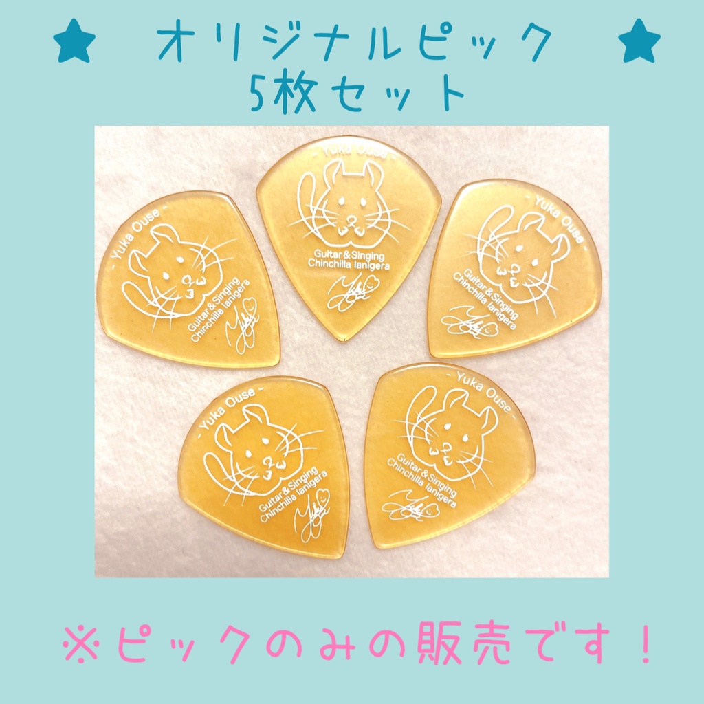 【オリジナルピック5枚セット ※ピックのみの販売です！】