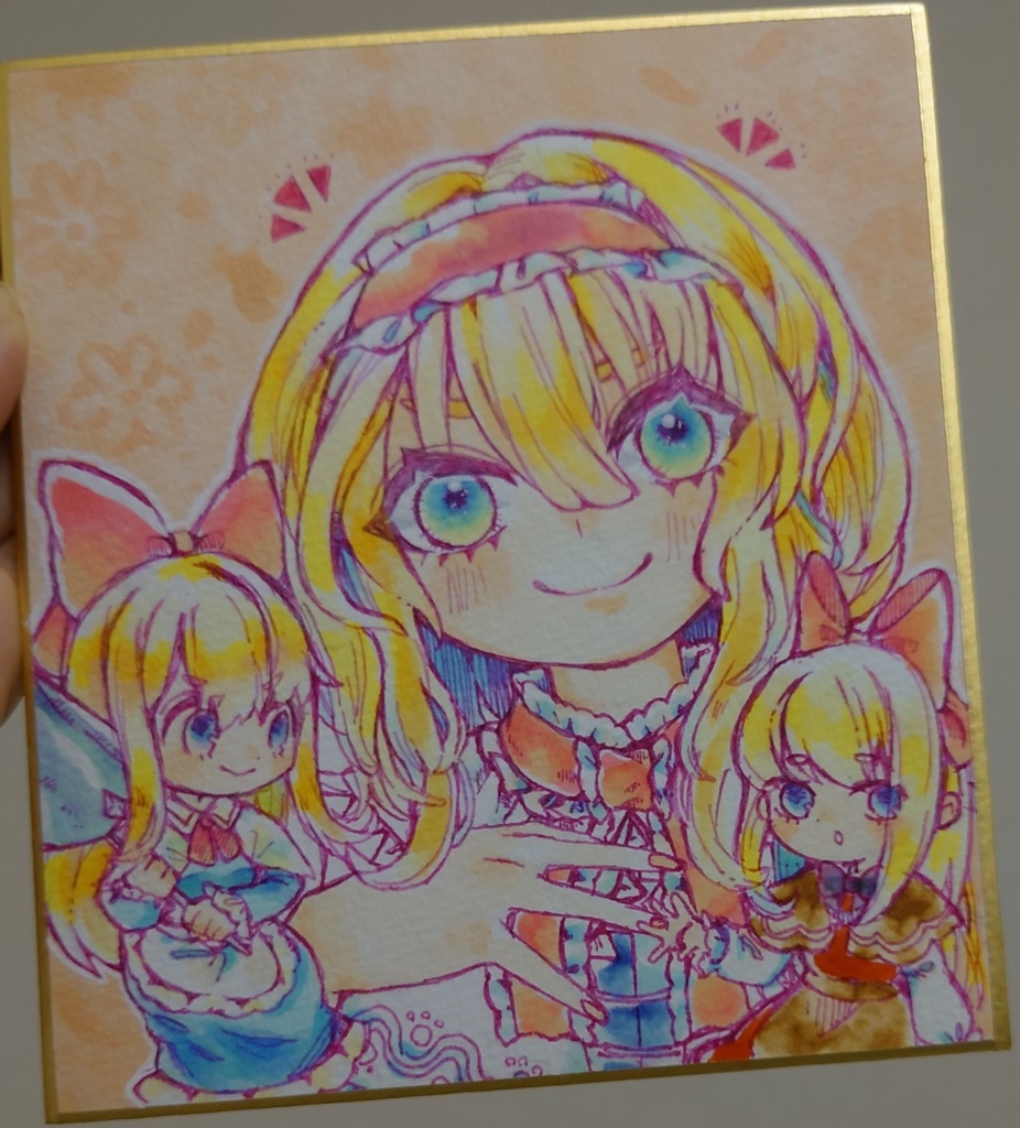 アリス　寸松庵色紙