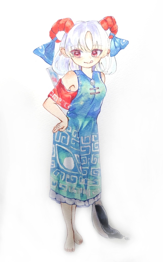 饕餮尤魔　原画　コピック
