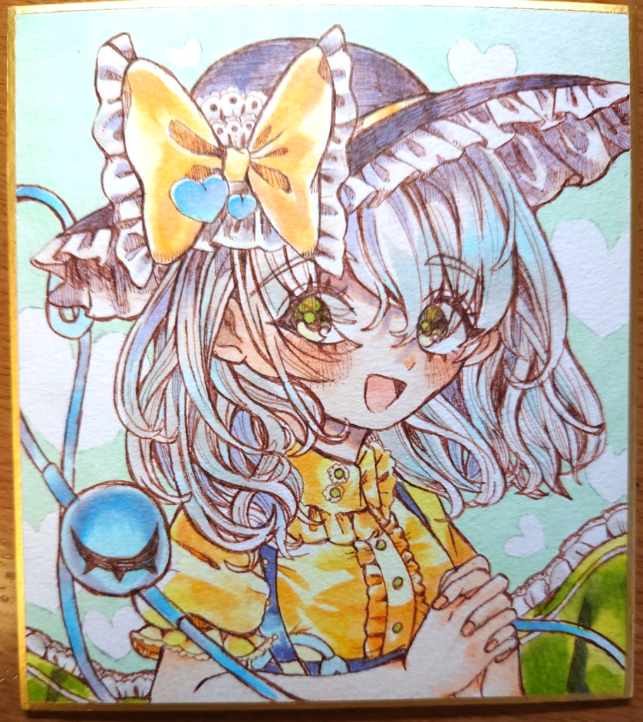 古明地こいし　色紙