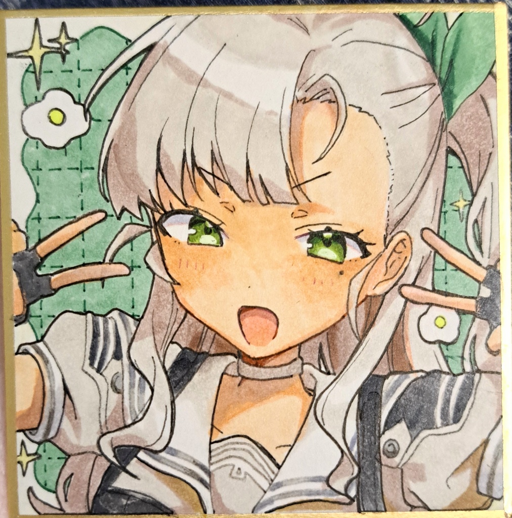 【豆色紙】樫