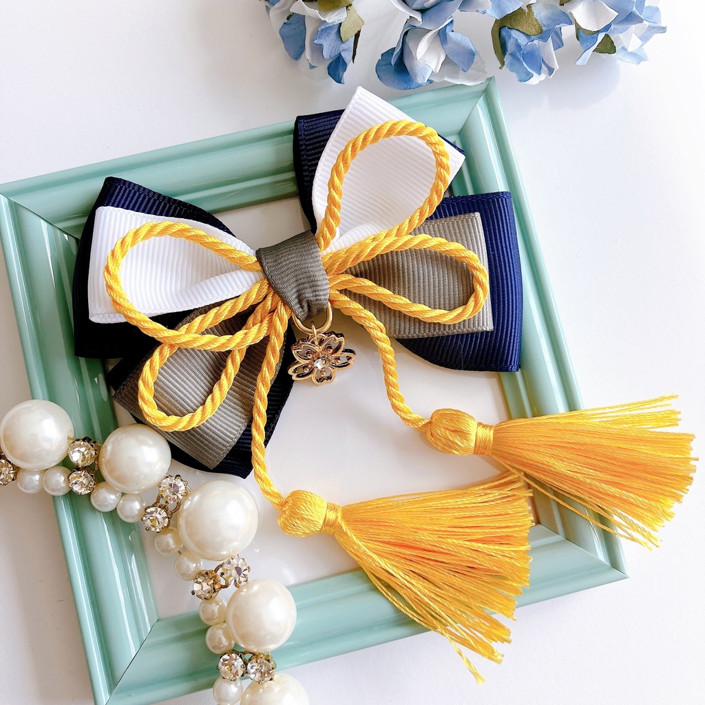 刀剣乱舞 山姥切長義モチーフリボンバレッタ(ポニーフック)