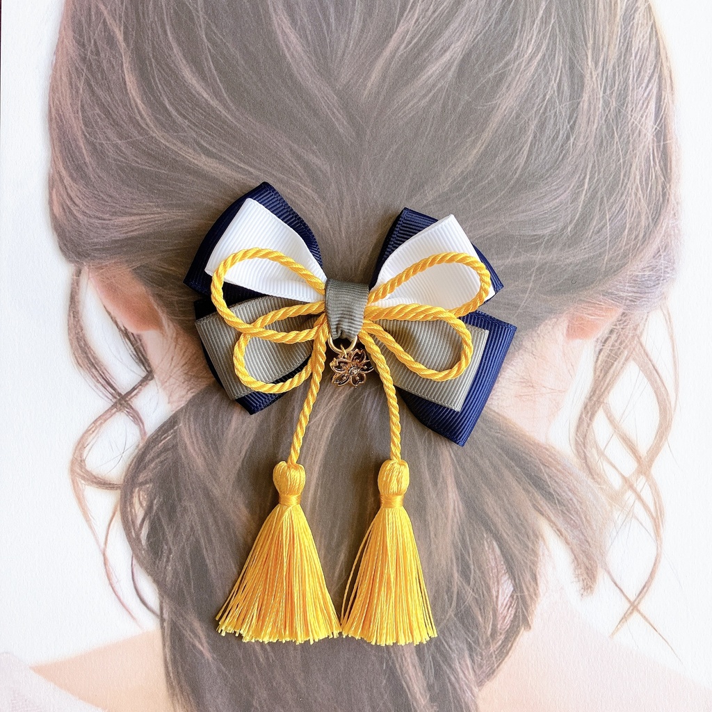 刀剣乱舞 山姥切長義モチーフリボンバレッタ(ポニーフック)