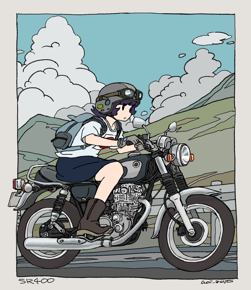 YAMAHA SR400summer ステッカー