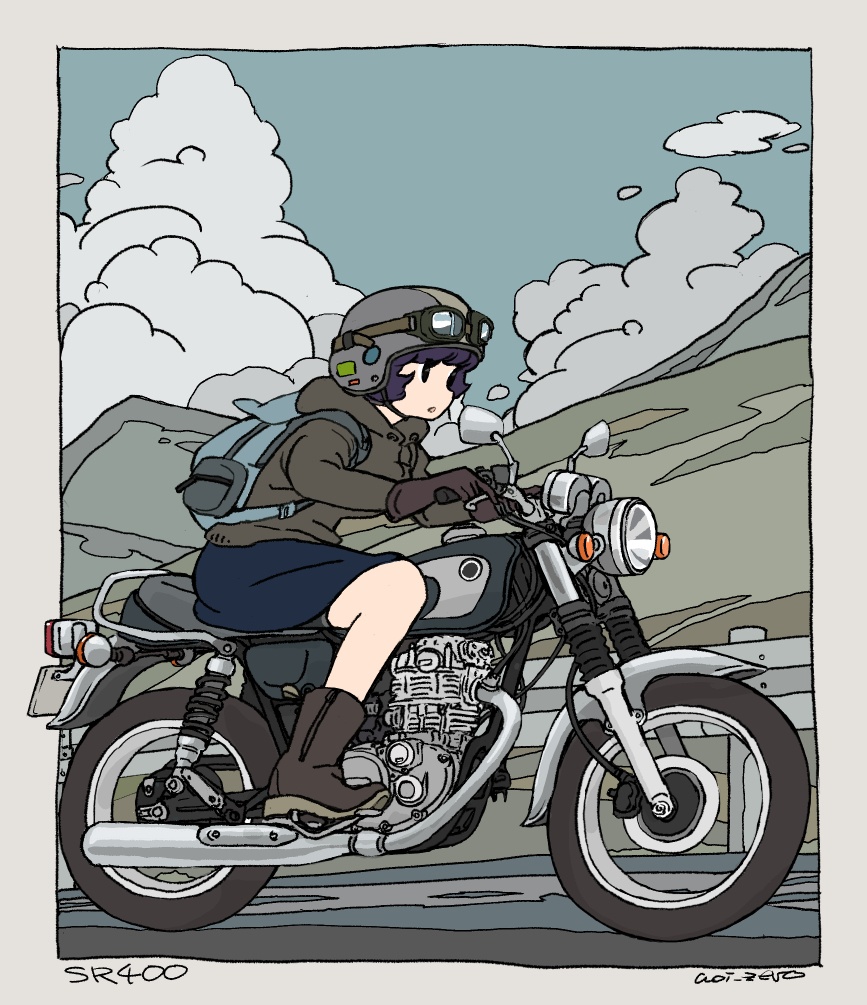 YAMAHA SR400winter ステッカー