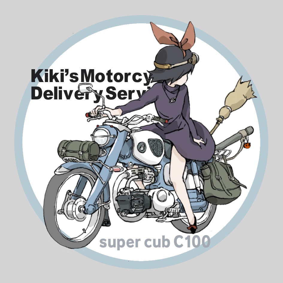 Kiki’s Motorcycle Delivery Serviceステッカー