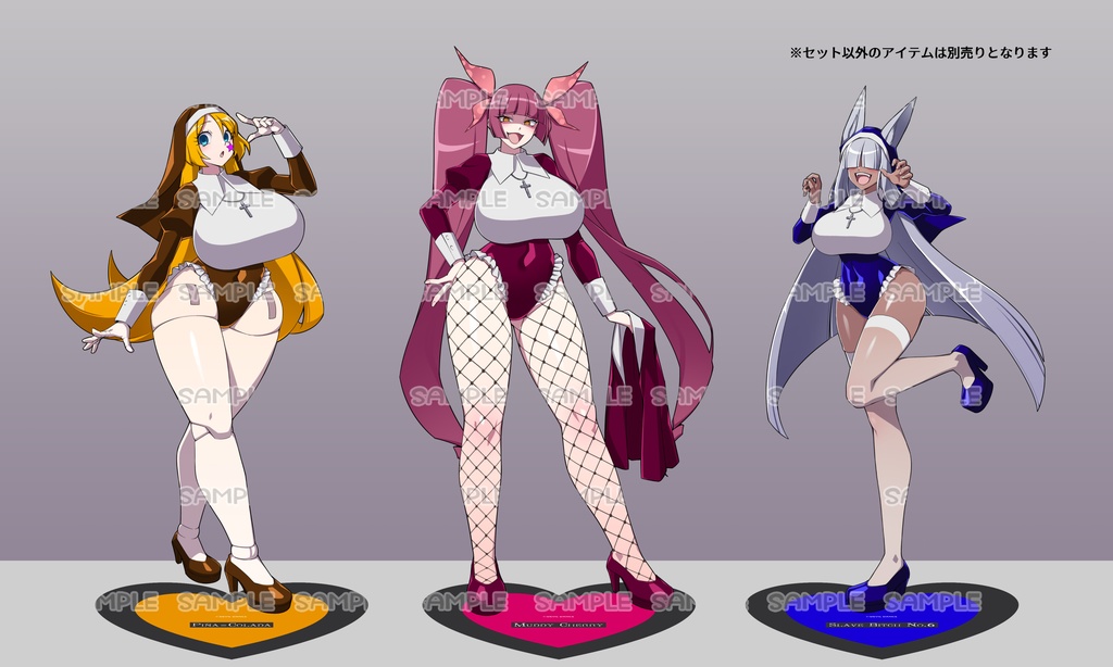 【受付停止中】C107新作 マッディチェリー&ソイル アクリルスタンド(SISTER&DEVIL mode)