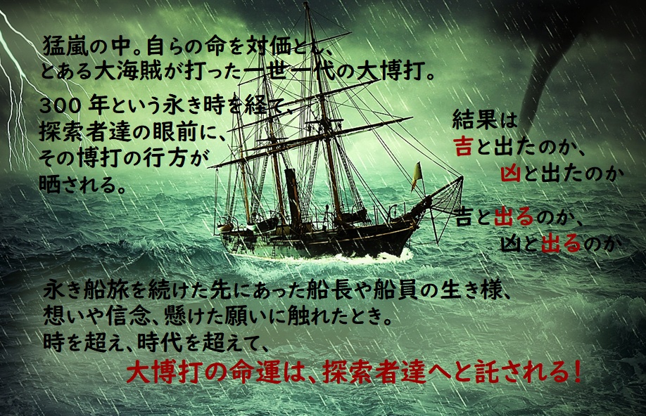 CoCシナリオ『海賊たちは夢をみる』