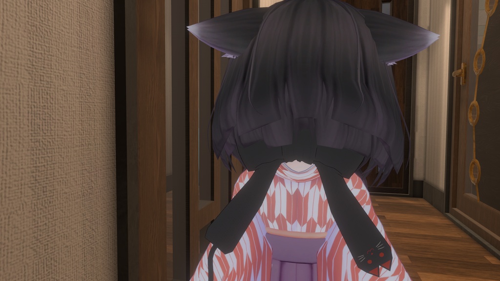 【あずき用】ねこまふらー【VRChat想定】