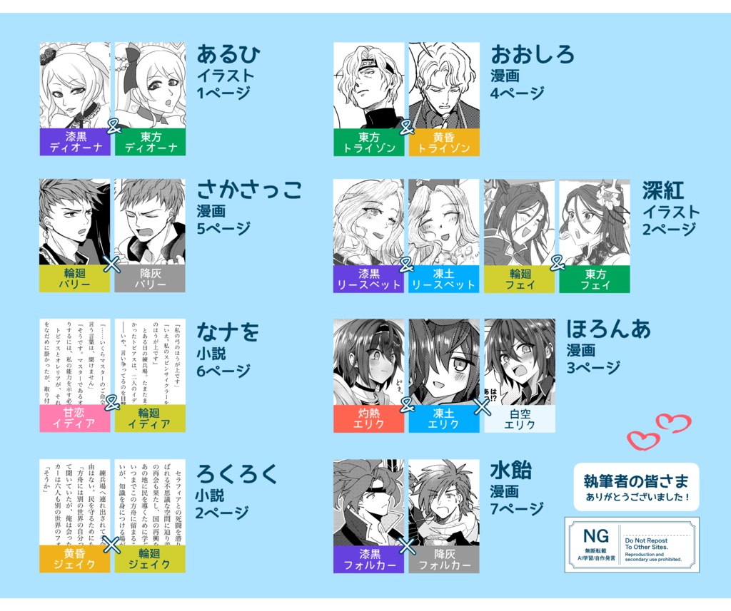 【合同誌】resonance(別世界同キャラカプorいちゃこら)