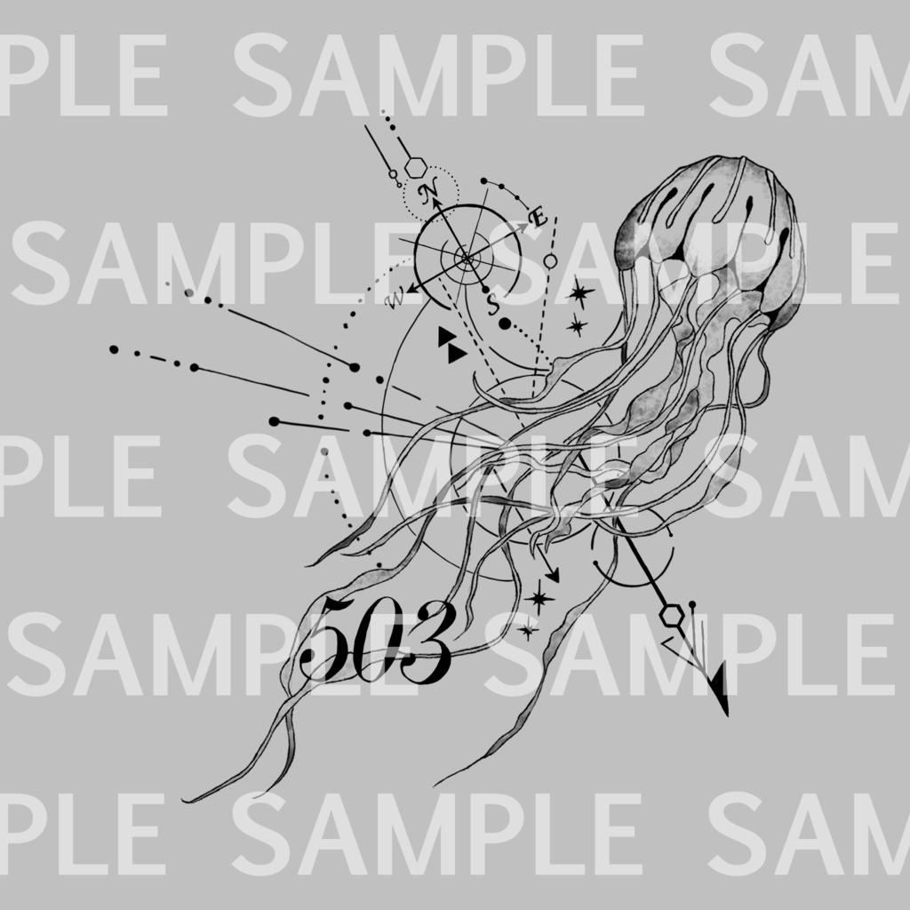 【Tattoo Texture】 -No.503-