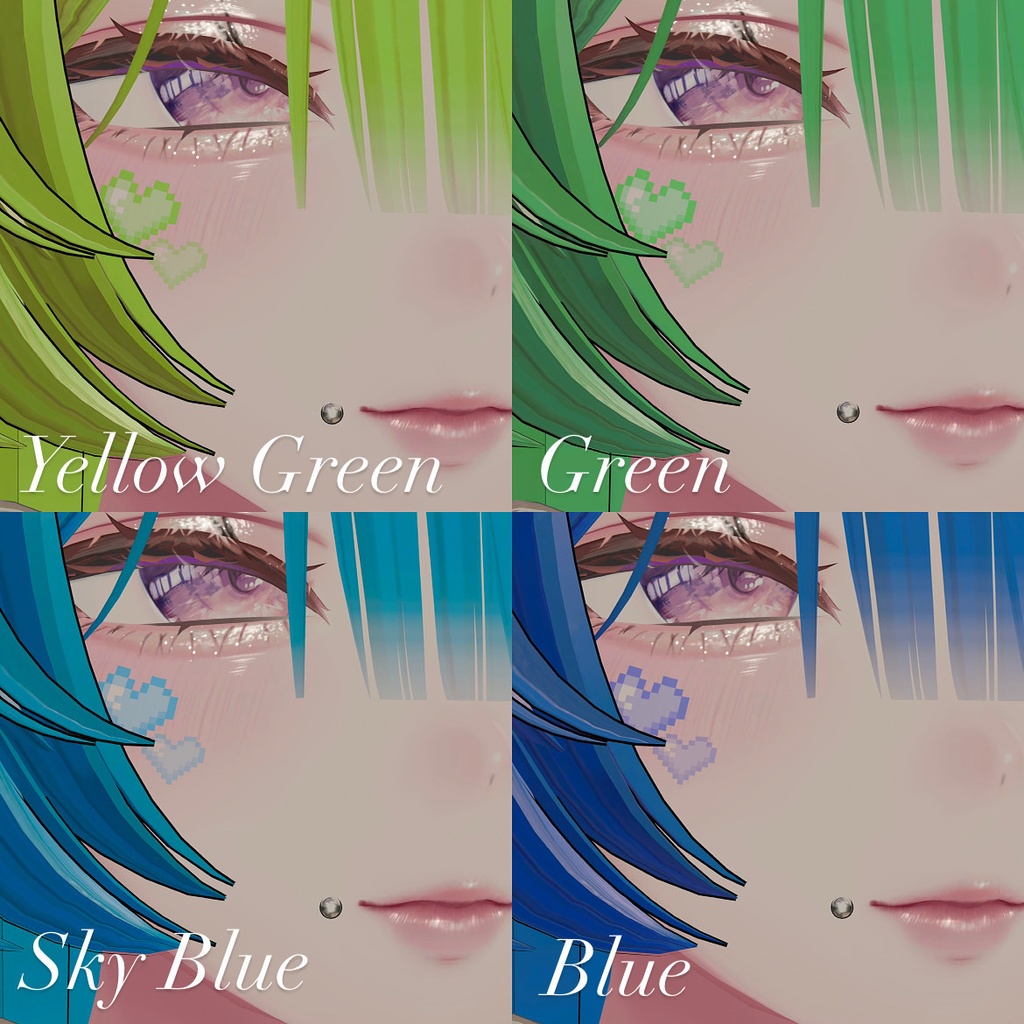 【Sticker Texture】-8bit LoVE-