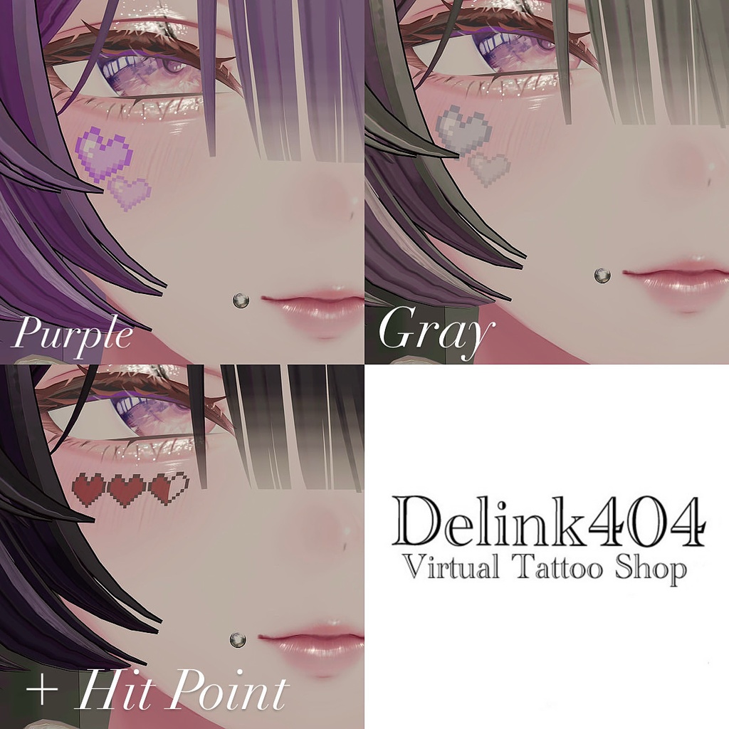 【Sticker Texture】-8bit LoVE-