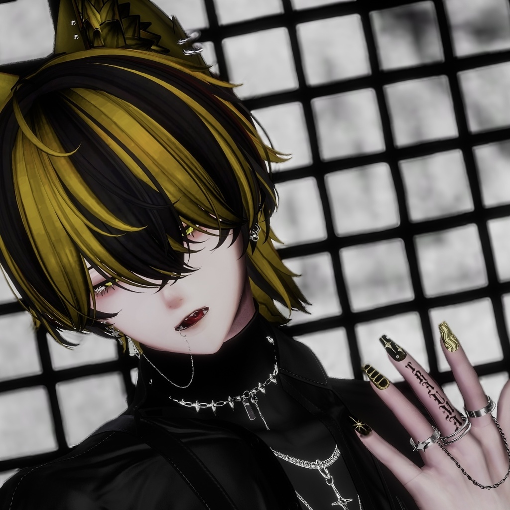 【Finger Tattoo】-𝓣𝓡𝓐𝓤𝓜𝓐- 4アバター対応