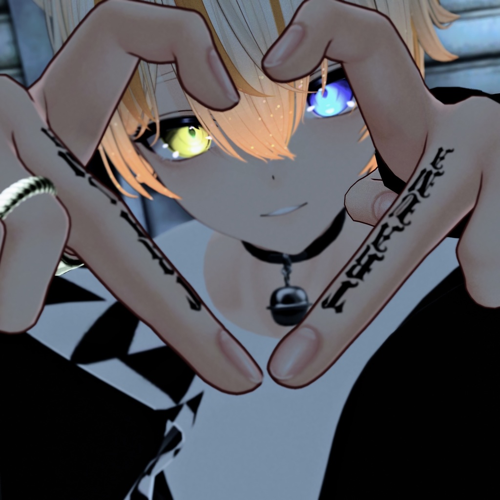 【Finger Tattoo】-𝓣𝓡𝓐𝓤𝓜𝓐- 4アバター対応