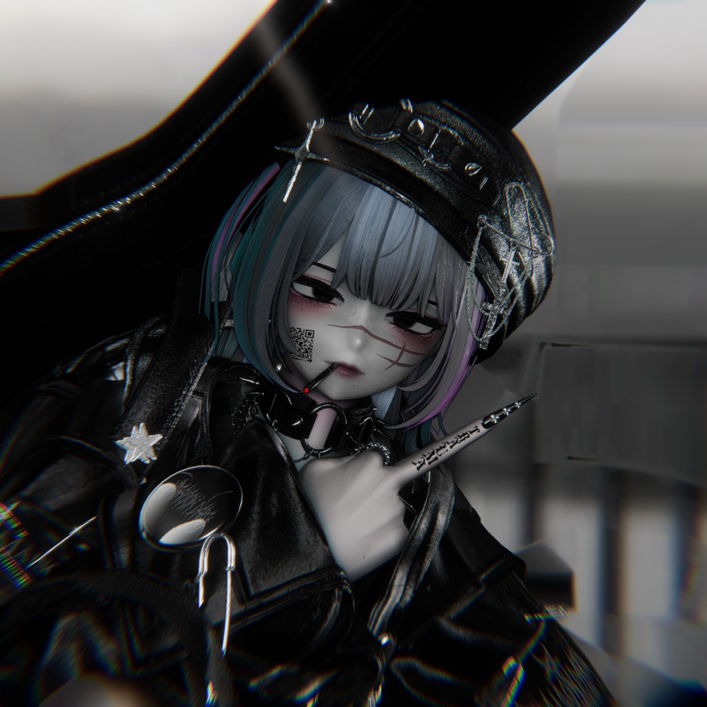 【Finger Tattoo】-𝓣𝓡𝓐𝓤𝓜𝓐- 4アバター対応