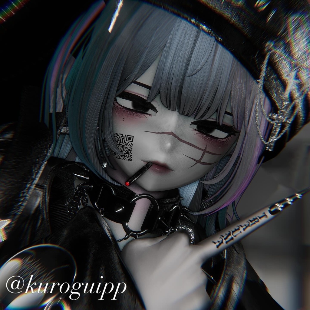 【Finger Tattoo】-𝓣𝓡𝓐𝓤𝓜𝓐- 4アバター対応