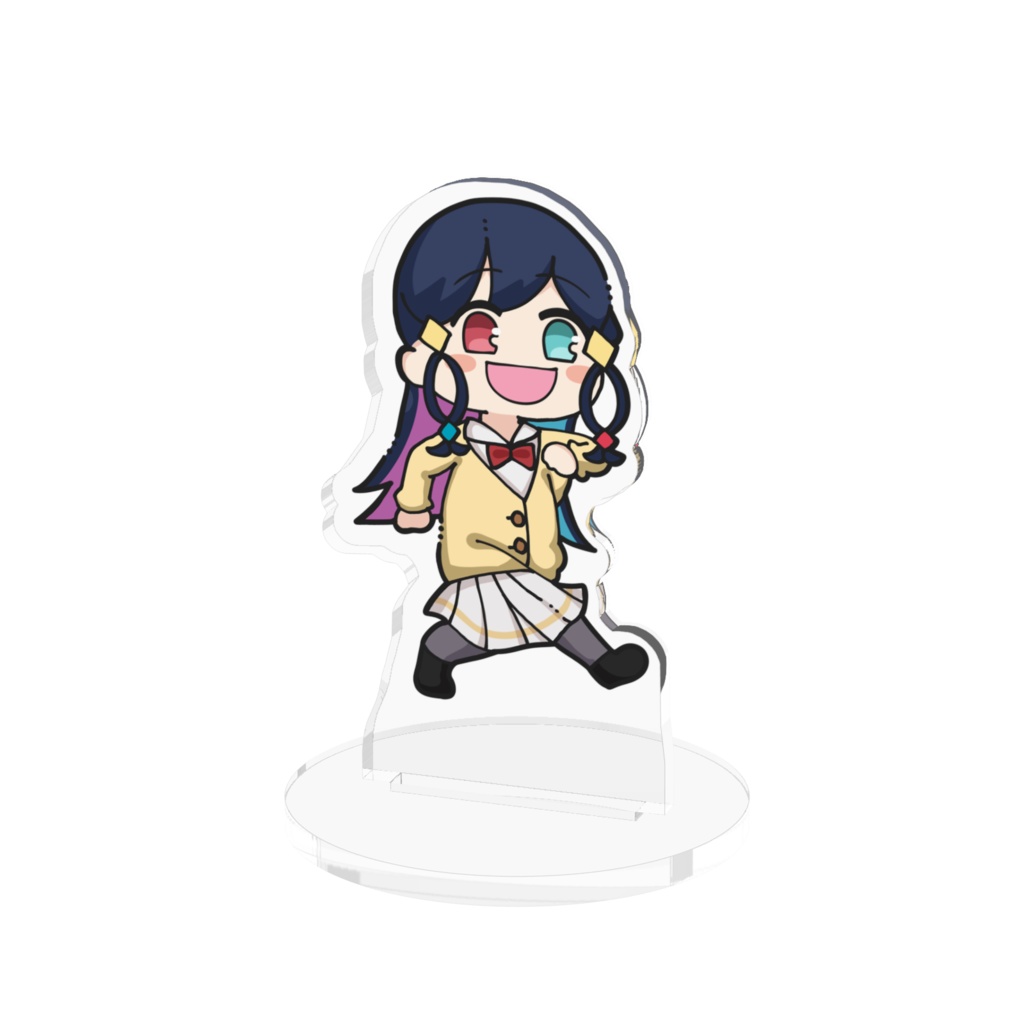 【あっとらいぶ】ミニキャラアクリルフィギュア~燦然光路かがや~