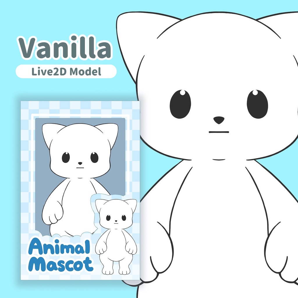 【VTubeStudio】Animal Mascot【Live2D Model】