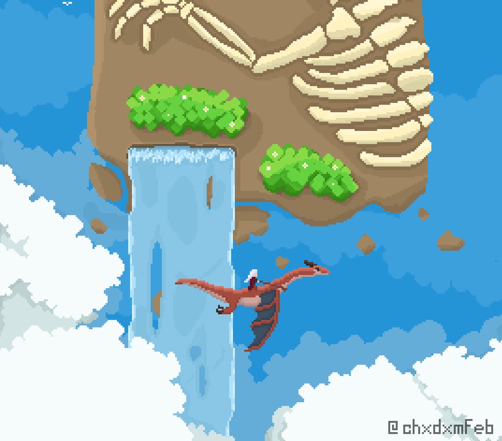 The Ancient Monster - Pixel Art Study Pack [Aseprite]  古代の怪物 - ピクセルアートスタディパック