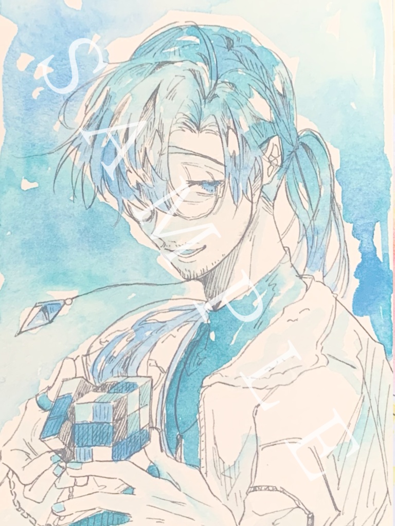 水彩原画ガチャ(男性キャラ)
