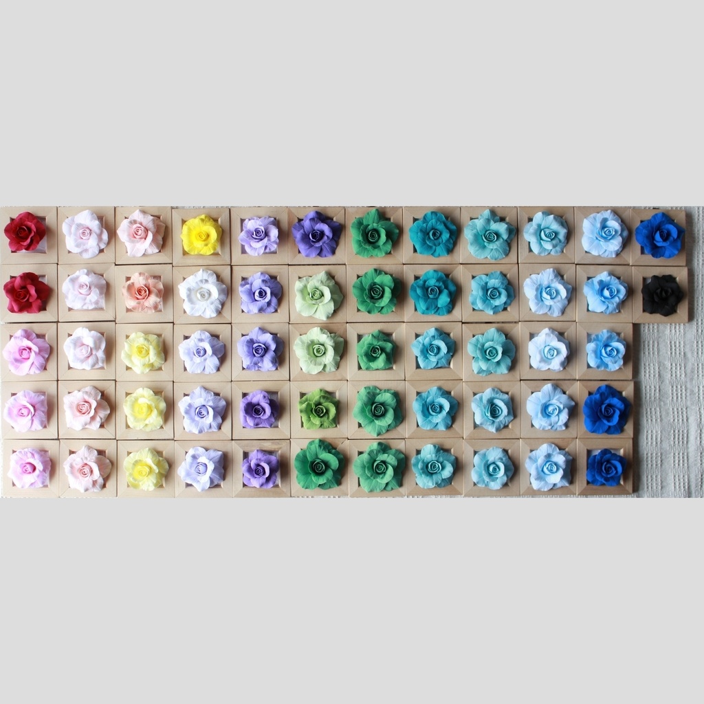 🌈【カラフルアートフェス限定セット】フレーム仕立てのバラ