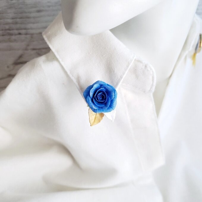 🆕【Collorコラボ作品】花咲く勲章の襟飾り/ブローチ