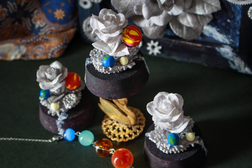 《個展感謝セール》Galaxy Roseー惑星ー