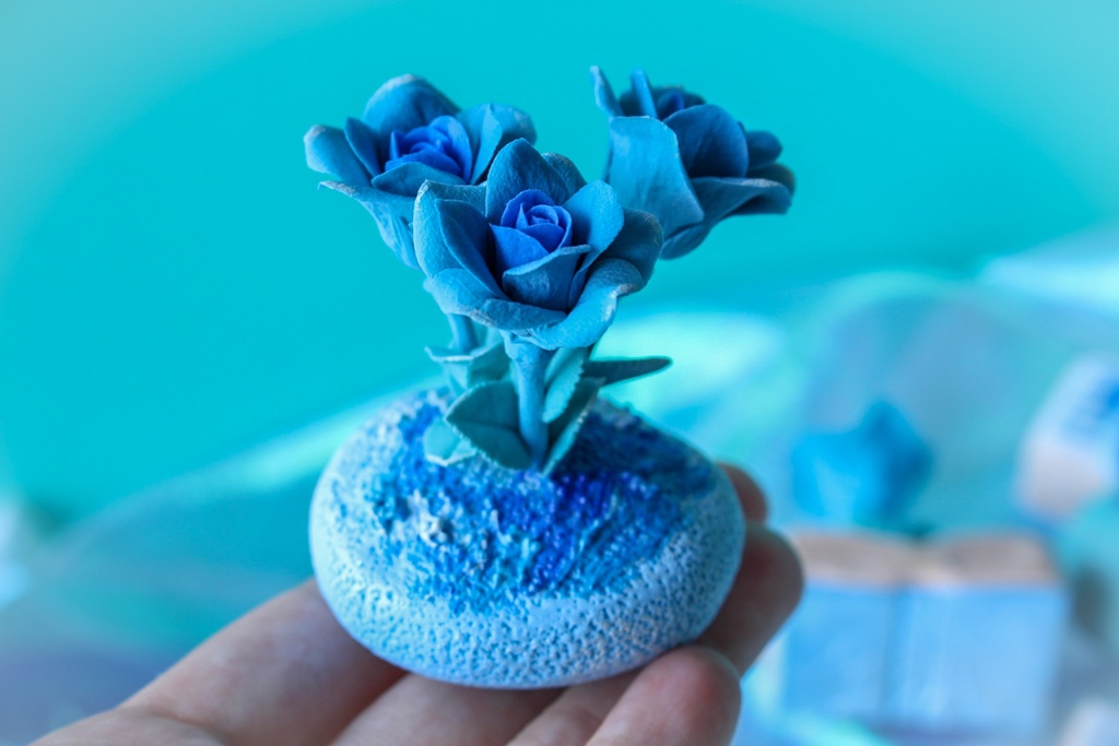 《個展感謝セール》手のひらのお庭ー渚ー