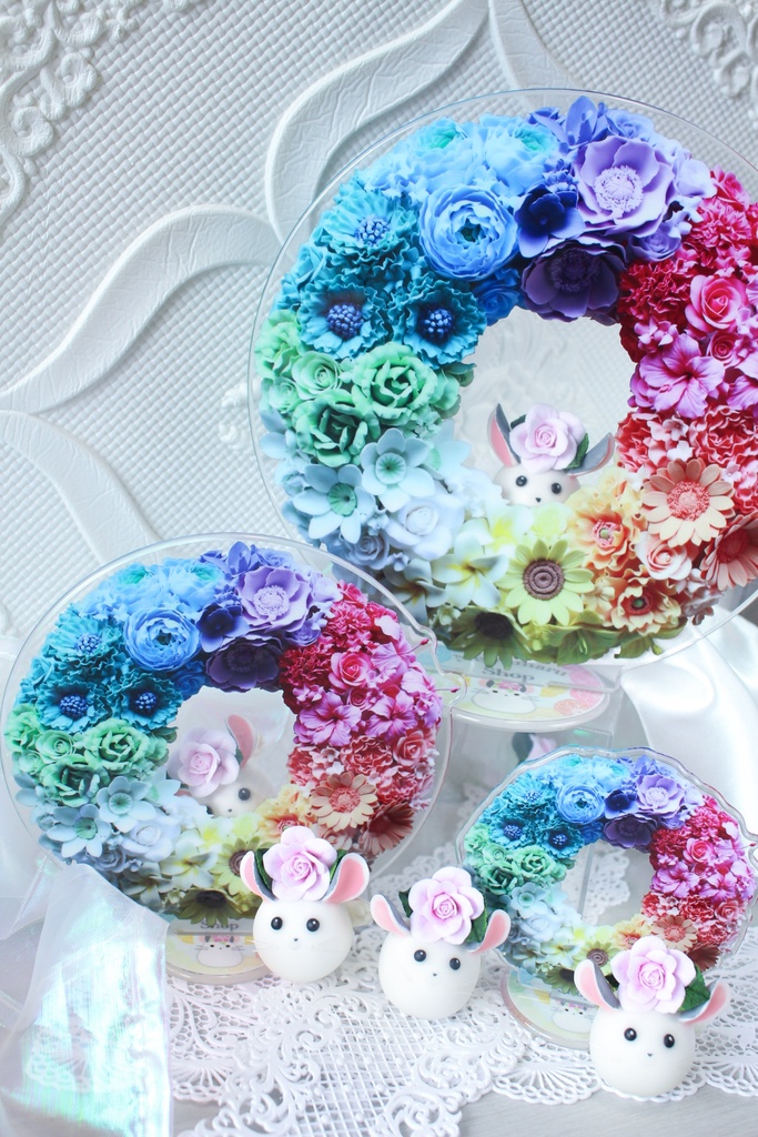 グラデーションのリース アクリルスタンド