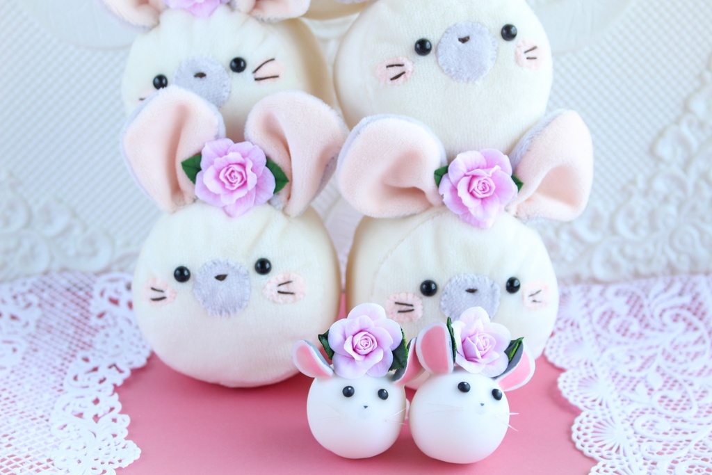 【ラスト1匹】花咲くチンチラねじゅーコロコロぬいぐるみー