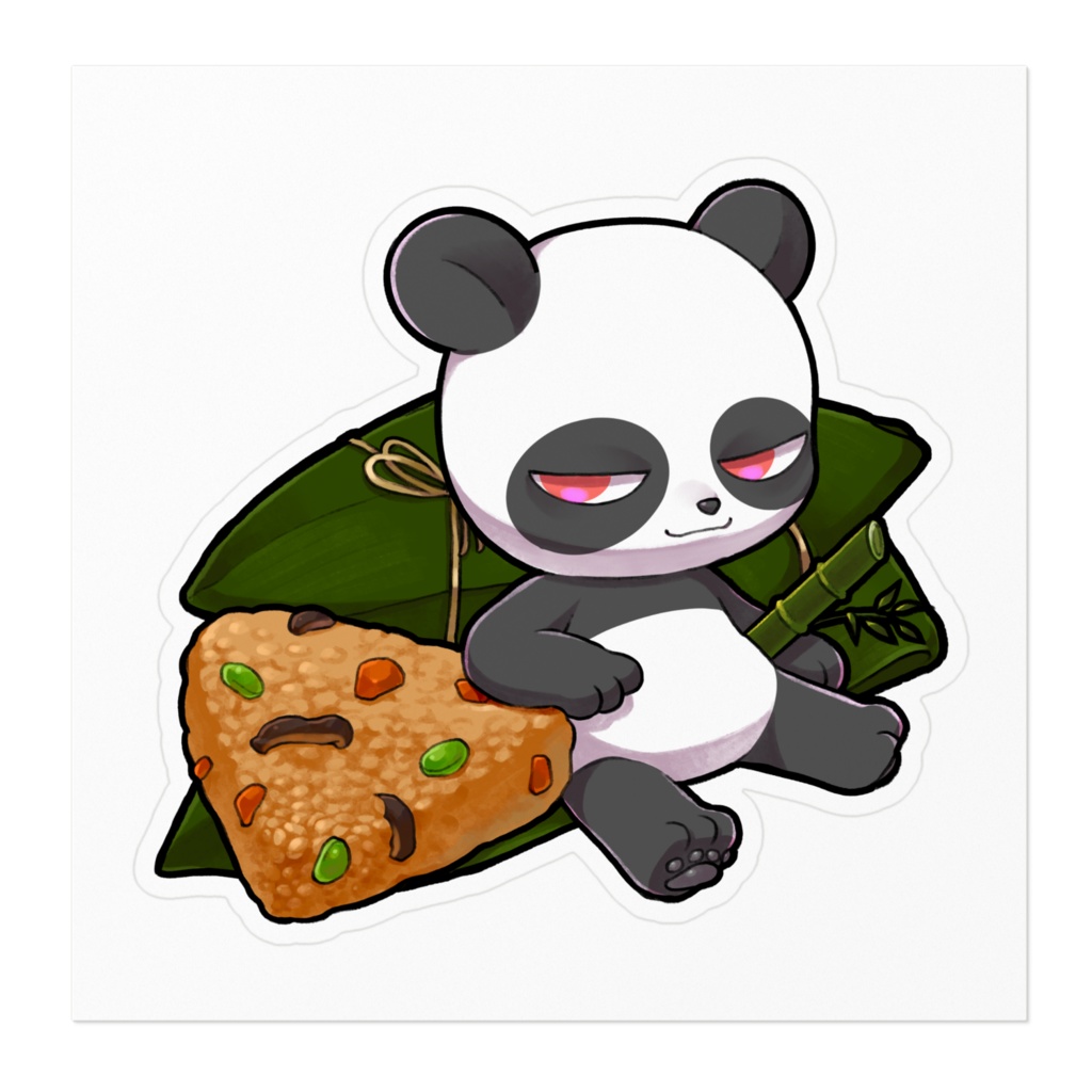 ちまきパンダちゃんステッカー