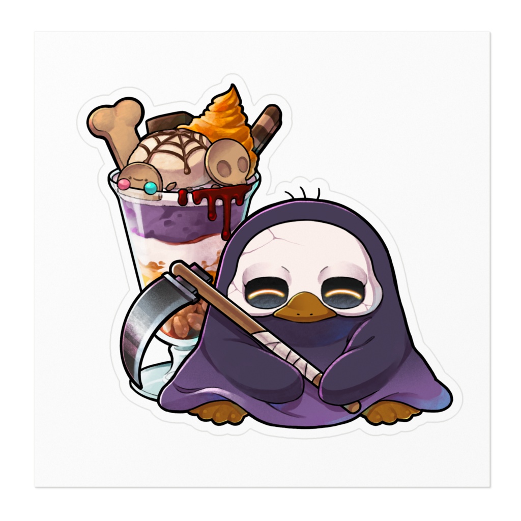 パフェカモノハシステッカー