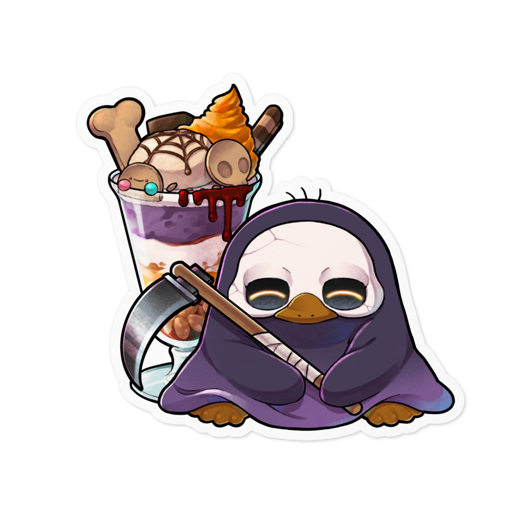パフェカモノハシステッカー