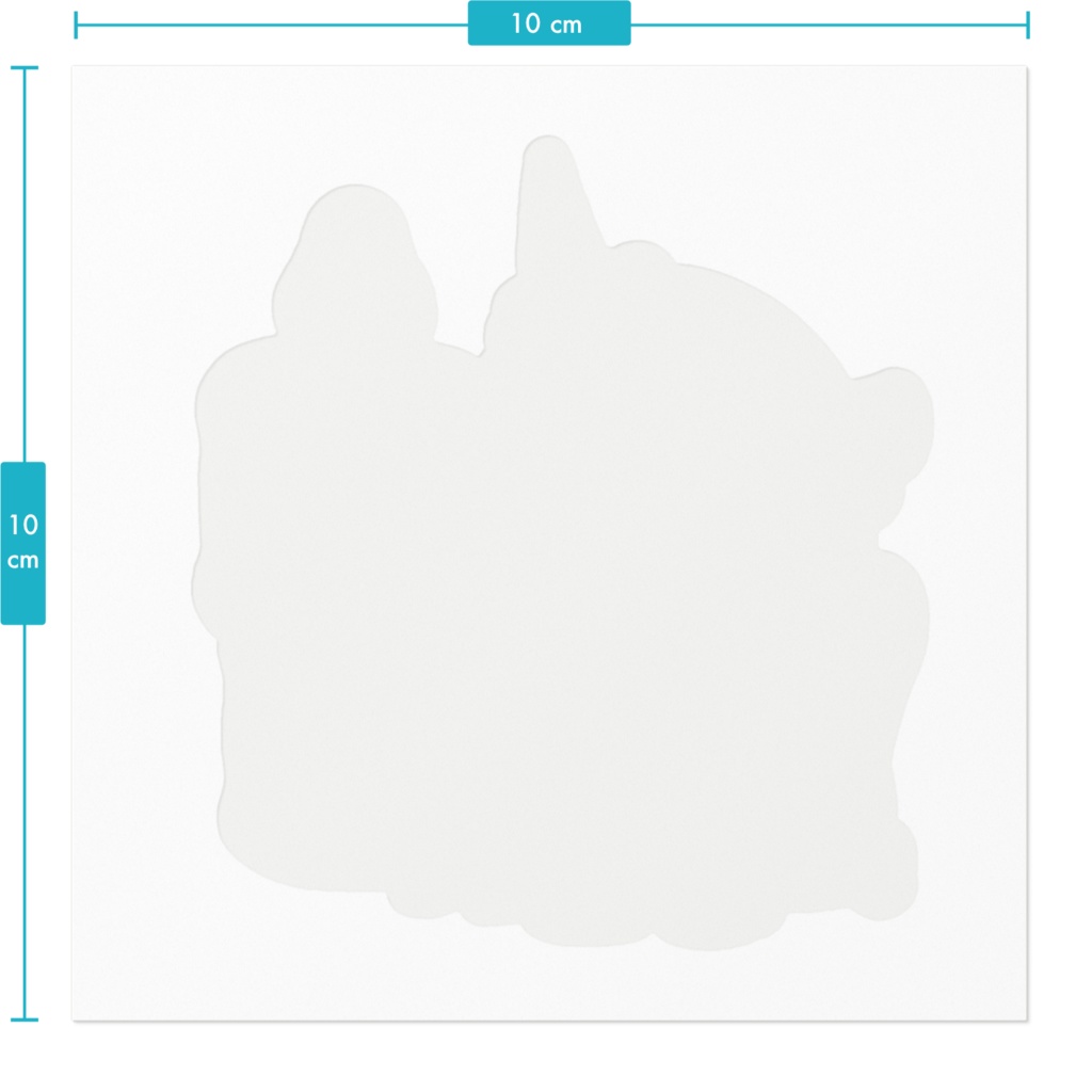 マシュマロゾウちゃんステッカー