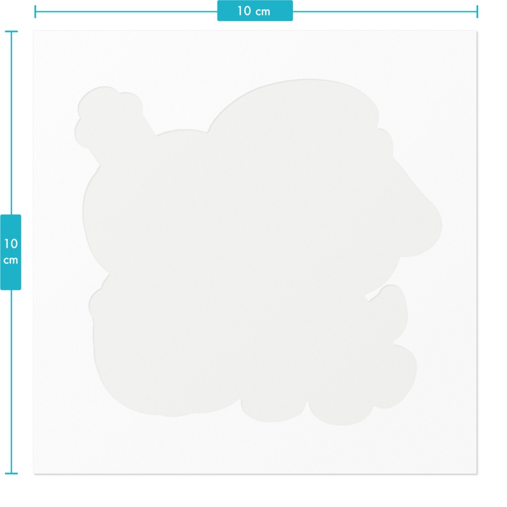 シュークリームうしちゃんステッカー