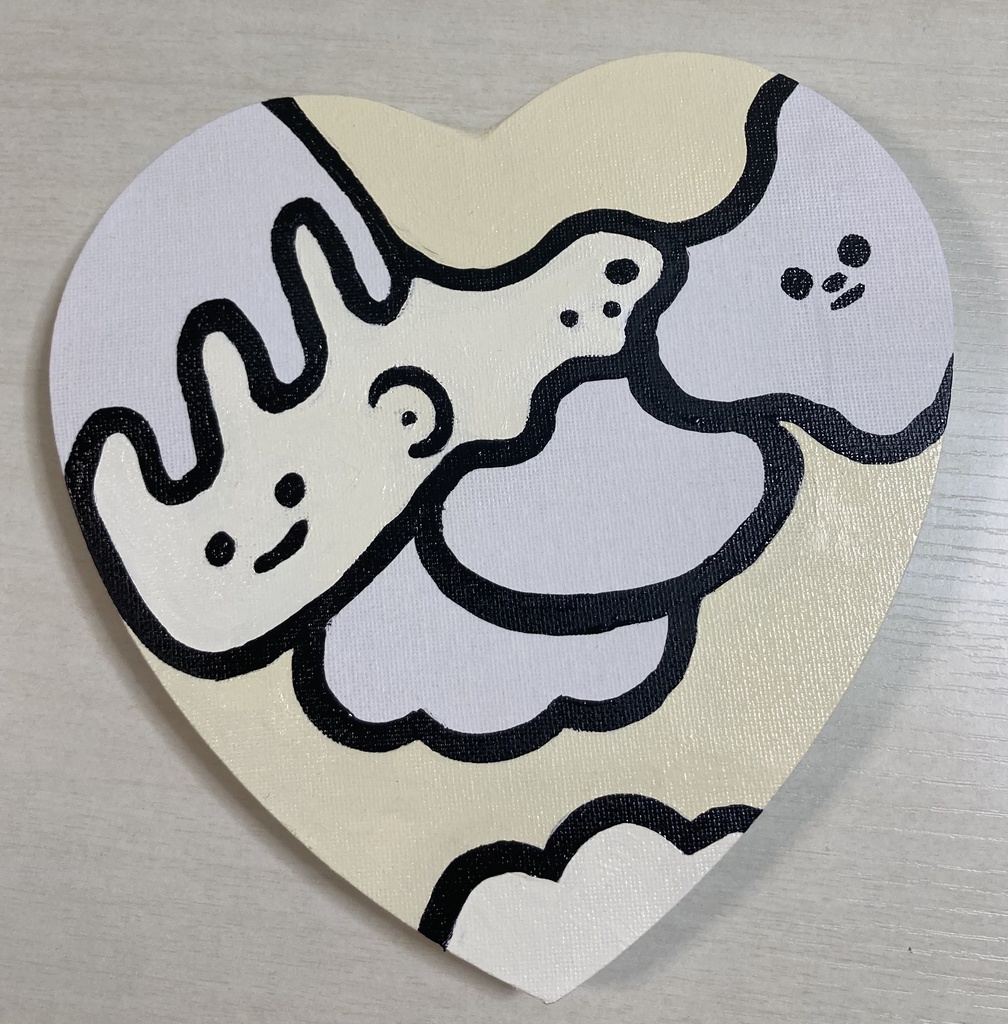 きゅんクリームハート　原画